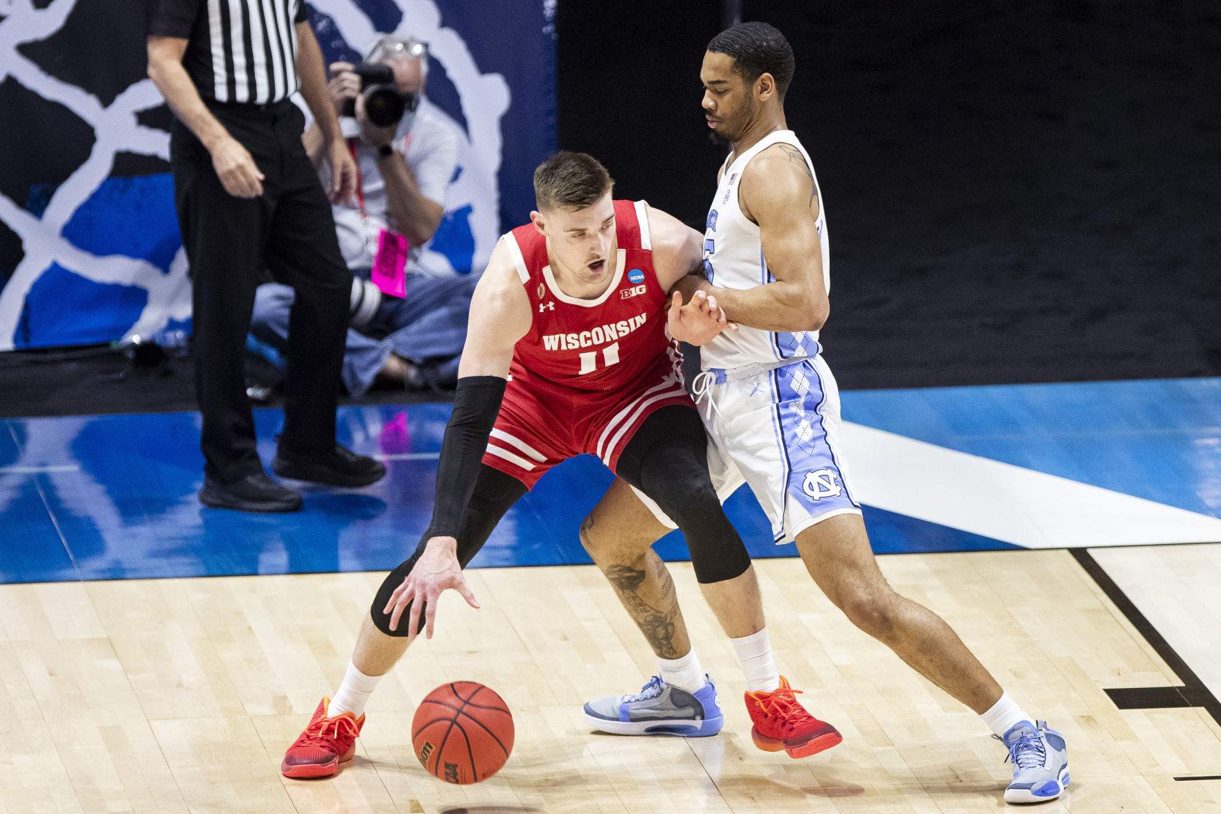 NCAA North Carolina Wisconsin Basketball